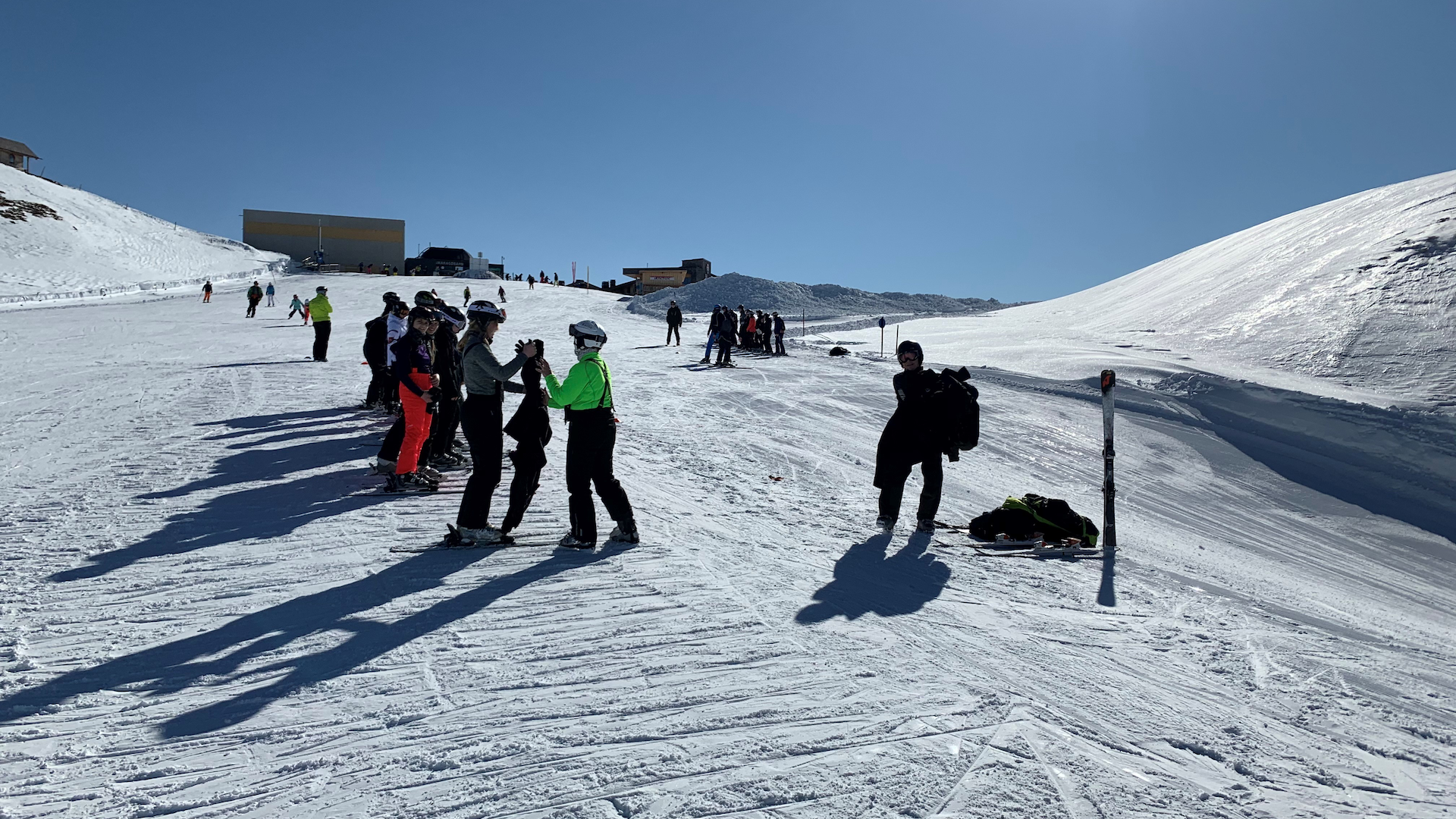 Unge på ski
