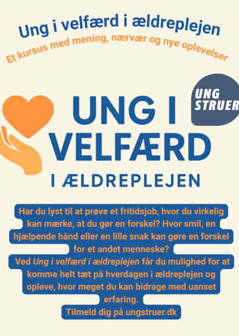 Ung i velfærd - i ældreplejen  - Klik for at tilmelde dig