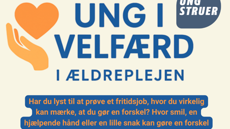 Ung i velfærd - i ældreplejen  - Klik for at tilmelde dig