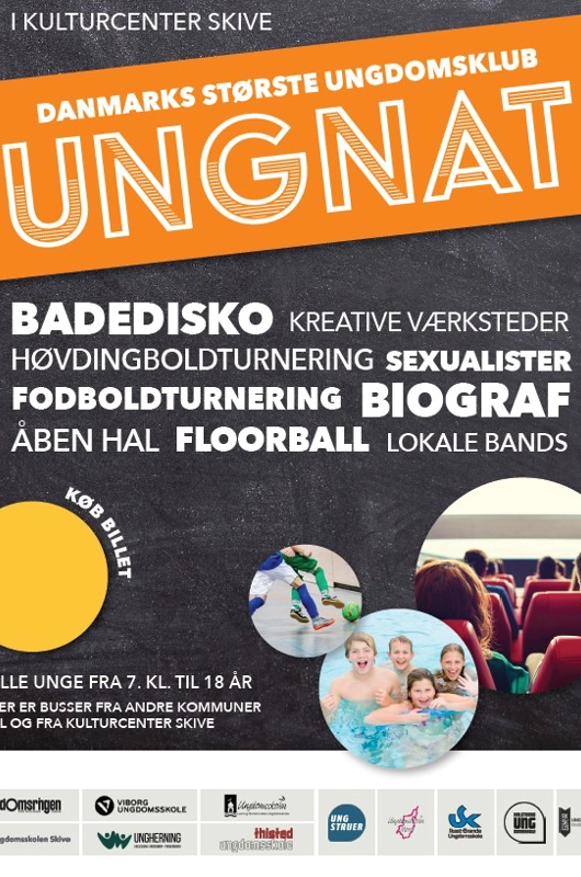 Reklame for aktivt event for teenagere